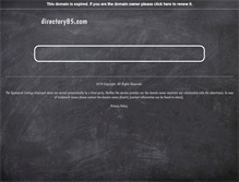 Tablet Screenshot of directory85.com